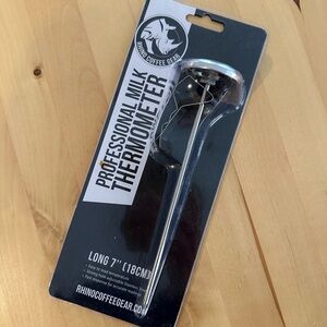 Rhino Coffee Gear Professional Milk Thermometer - Silver
